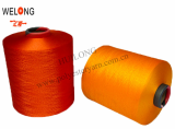 300d dope dyed polyester filament yarn stock lots